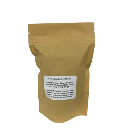 Black Death Mega Sour Candy 100g – Extreme Sour Sweets (UK)