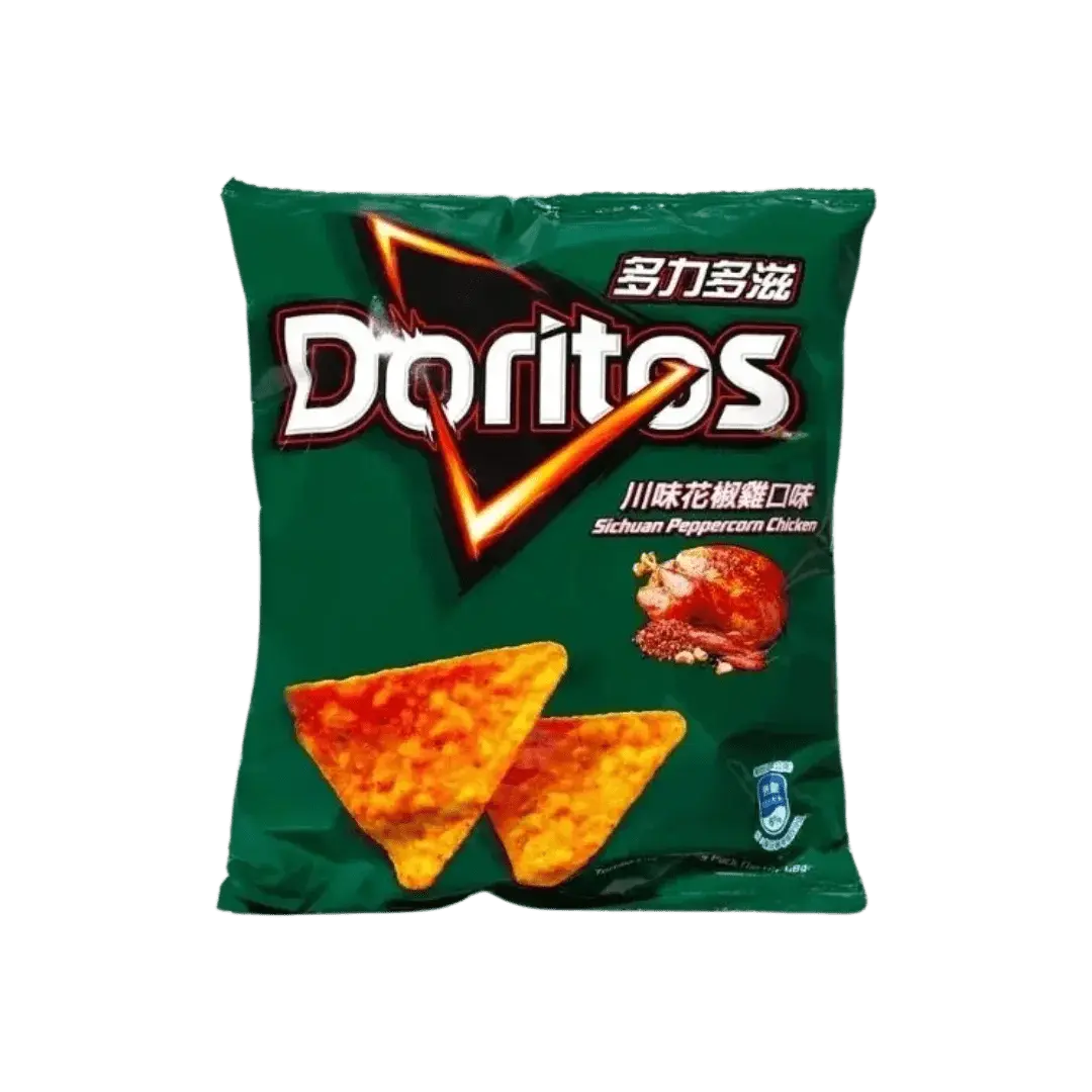 Doritos Sichuan Peppercorn Chicken – Spicy & Savory Corn Chips 40g Bag (Taiwan)