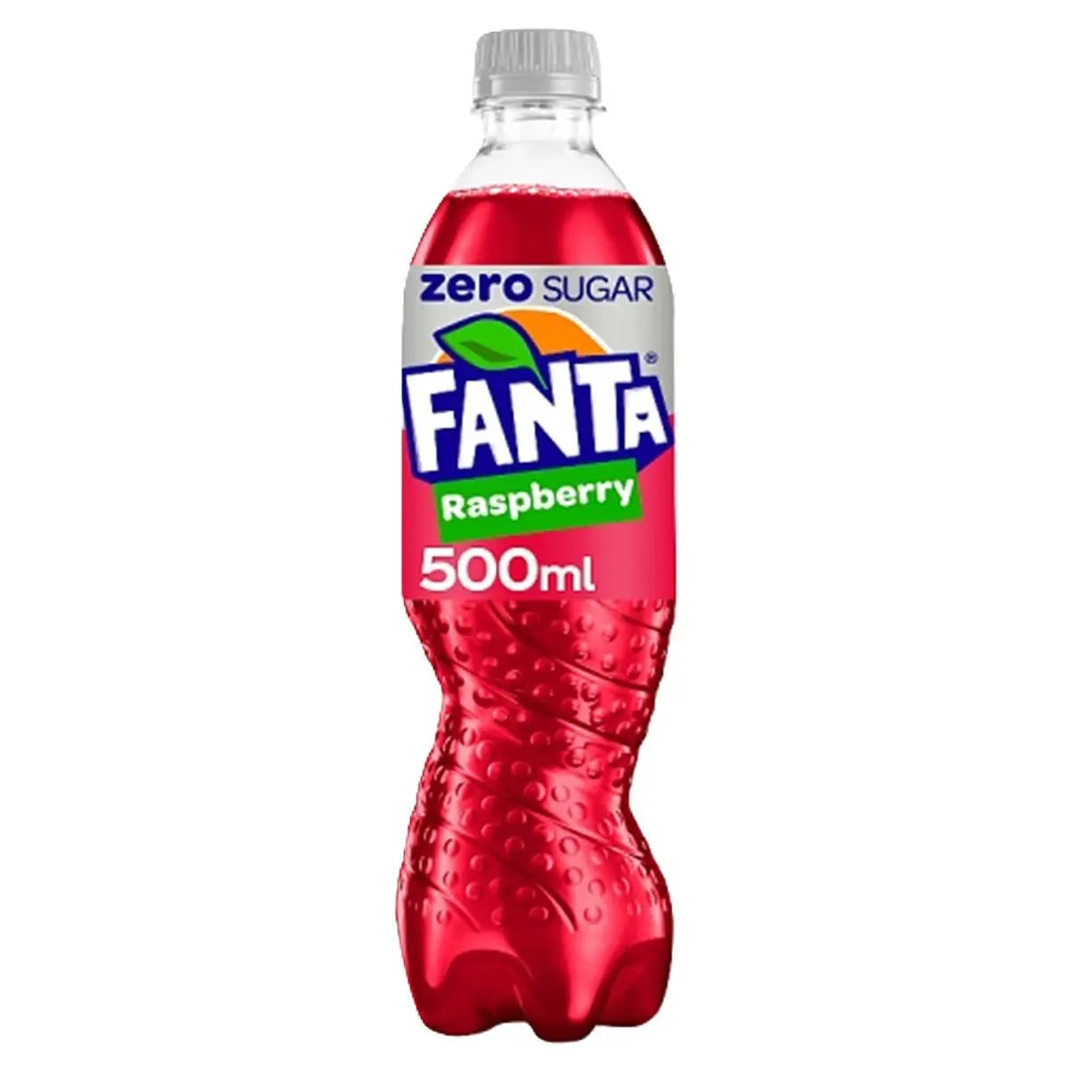 Fanta Raspberry Zero Sugar – Sugar-Free Raspberry Soda 500 mL Bottle (UK)