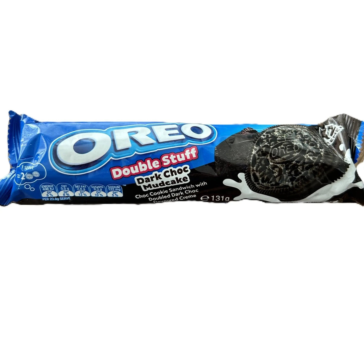 Oreo Double Stuff Dark Chocolate Mudcake – Extra-Filled Cookies 154 g Pack (Australia)